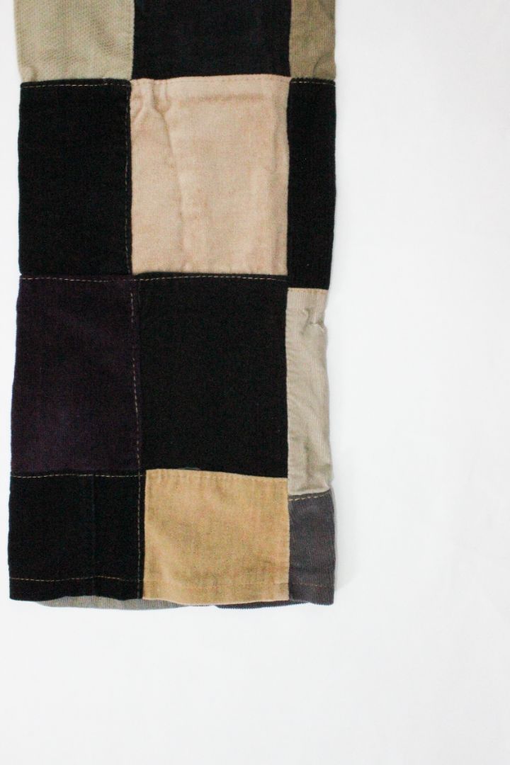 VINTAGE, PATCHWORK PANTS, S
